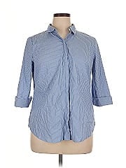 Liz Claiborne Career 3/4 Sleeve Button Down Shirt