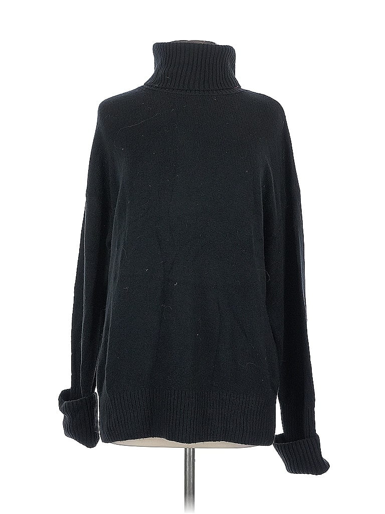 Pre-owned Old Navy Turtleneck Sweater In Black