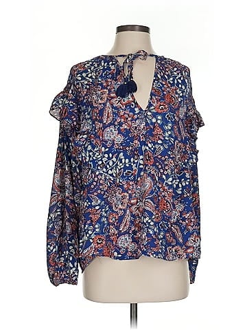 Aqua 3/4 Sleeve Blouse (view 1)