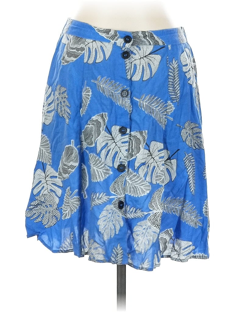 Pre-owned Mango Casual Skirt In Blue