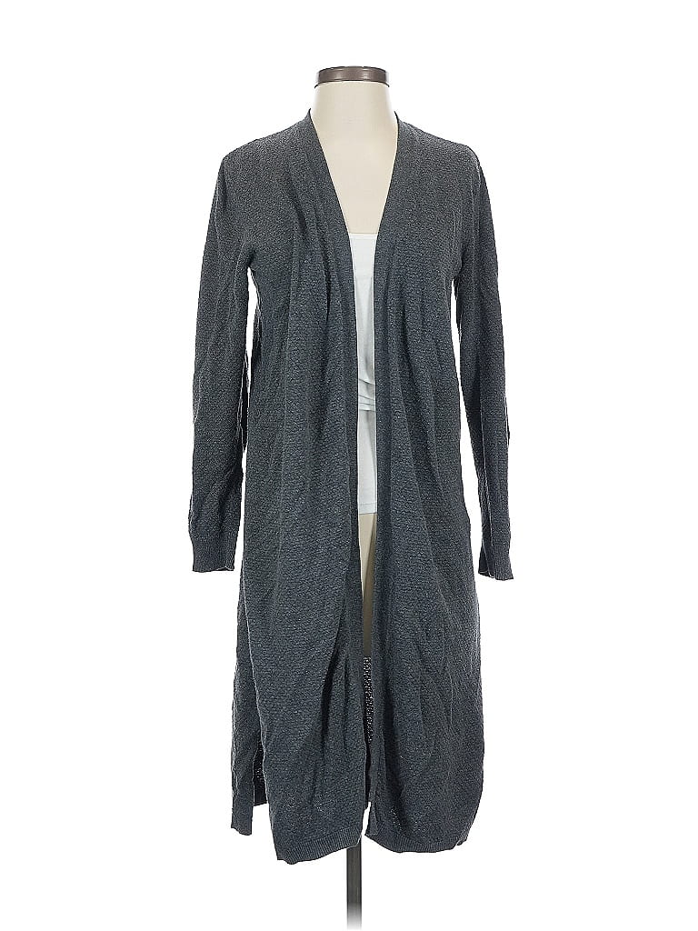 Pre-owned Vince Camuto Cardigan Sweater In Gray