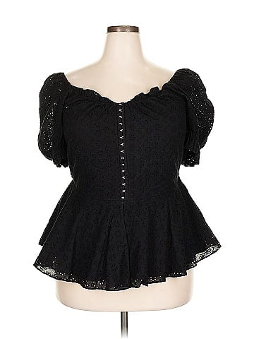 CCX by City Chic Short Sleeve Blouse (view 1)