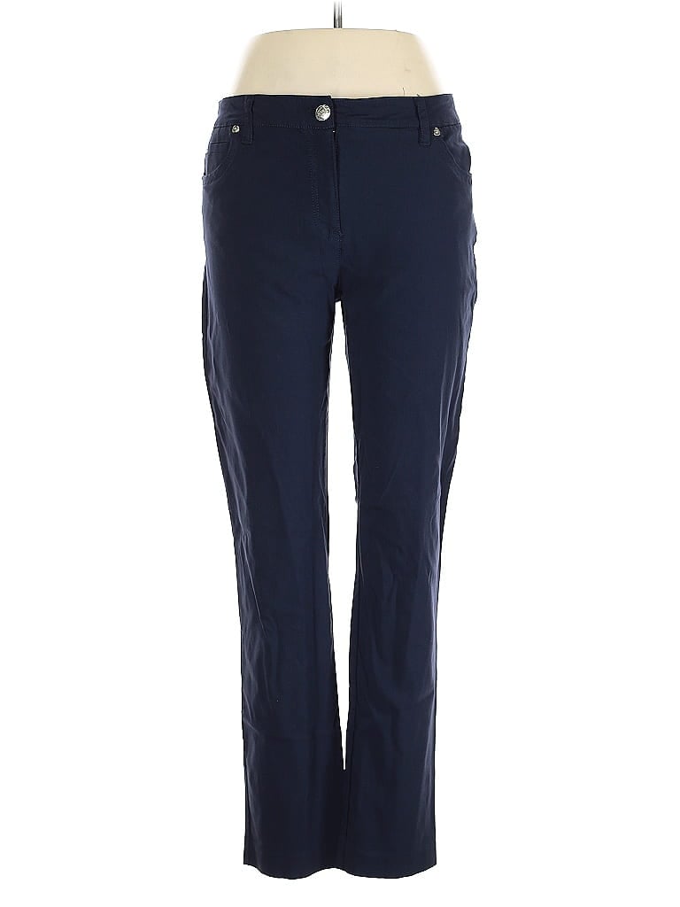 Pre-owned Zac & Rachel Casual Pants In Blue
