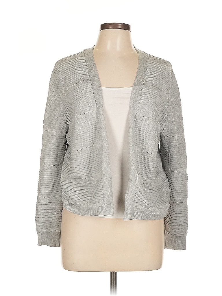 Pre-owned Verve Ami Cardigan Sweater In Gray