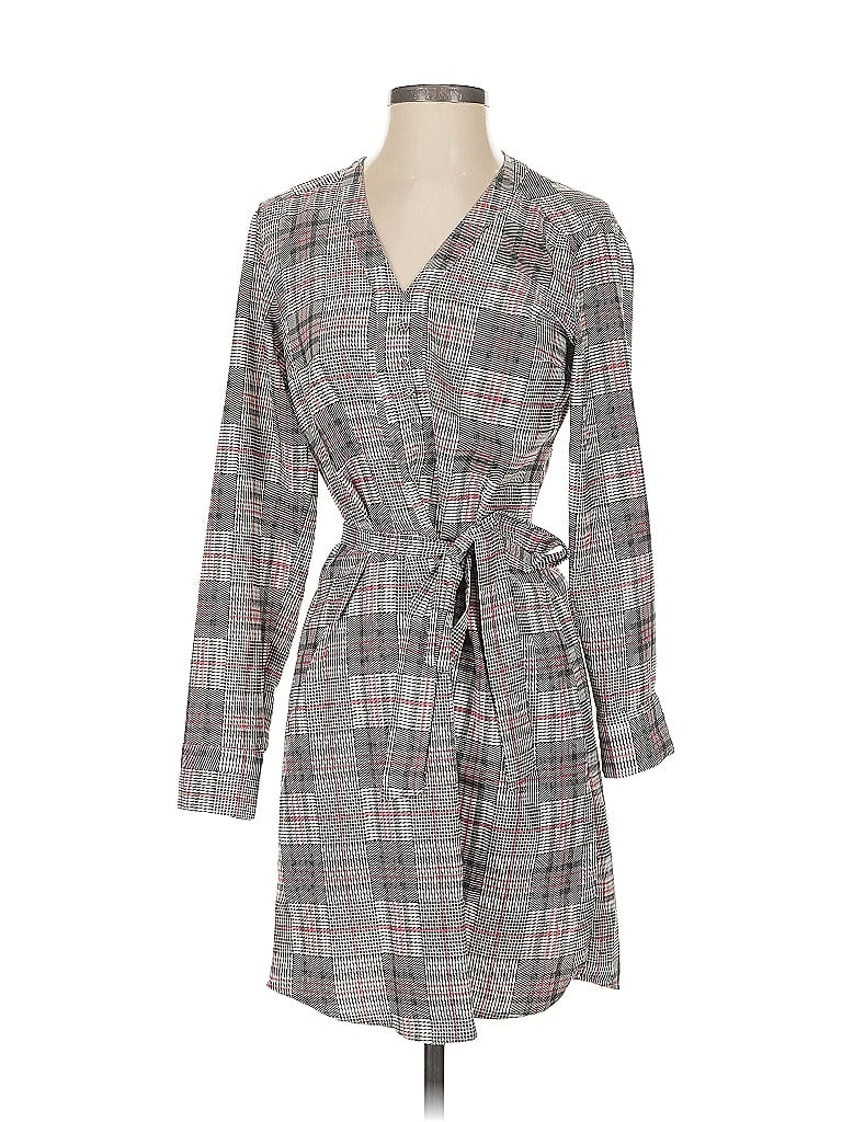 Pre-owned Express Outlet Casual Dress In Gray