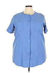 Woman Within Short Sleeve Blouse