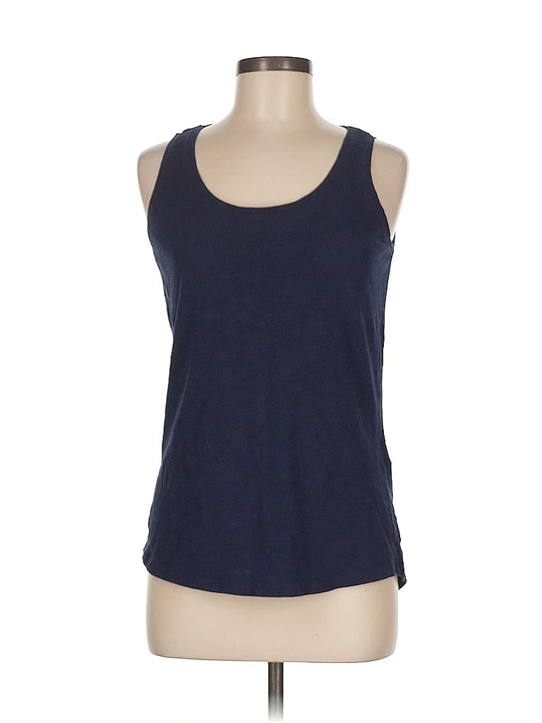 Pre-owned Joules Tank Top Blue Halter Neckline Tops