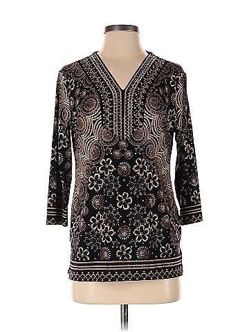 JM Collection 3/4 Sleeve Blouse (view 1)