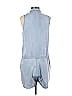 Gap 100% Lyocell Solid Blue Romper Size S - photo 2