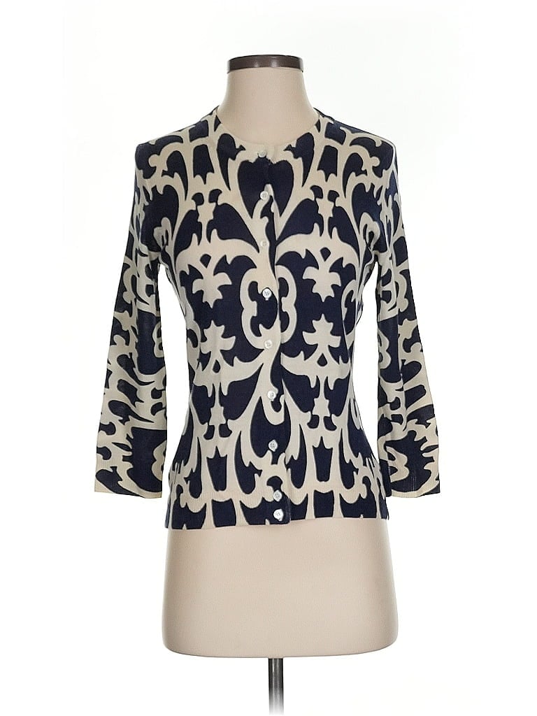 Pre-owned J.crew Factory Store Cardigan Sweater In White