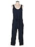 Drew Solid Blue Jumpsuit Size S - photo 1