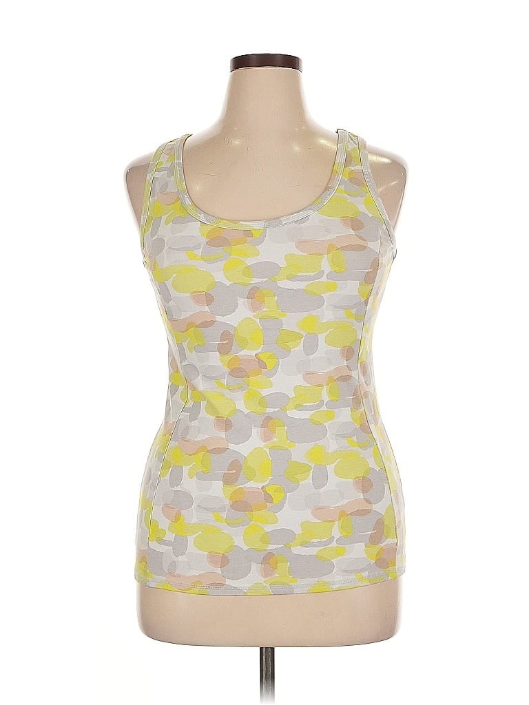 LANE BRYANT Pre-owned Tank Top Yellow Halter Neckline Tops