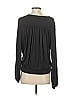 Amour Vert Black Long Sleeve Blouse Size S - photo 2