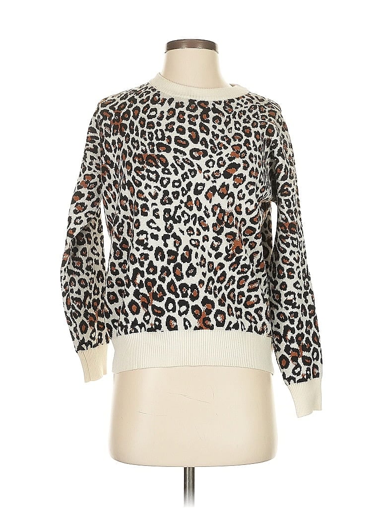 T TAHARI Pre-owned Pullover Sweater In White