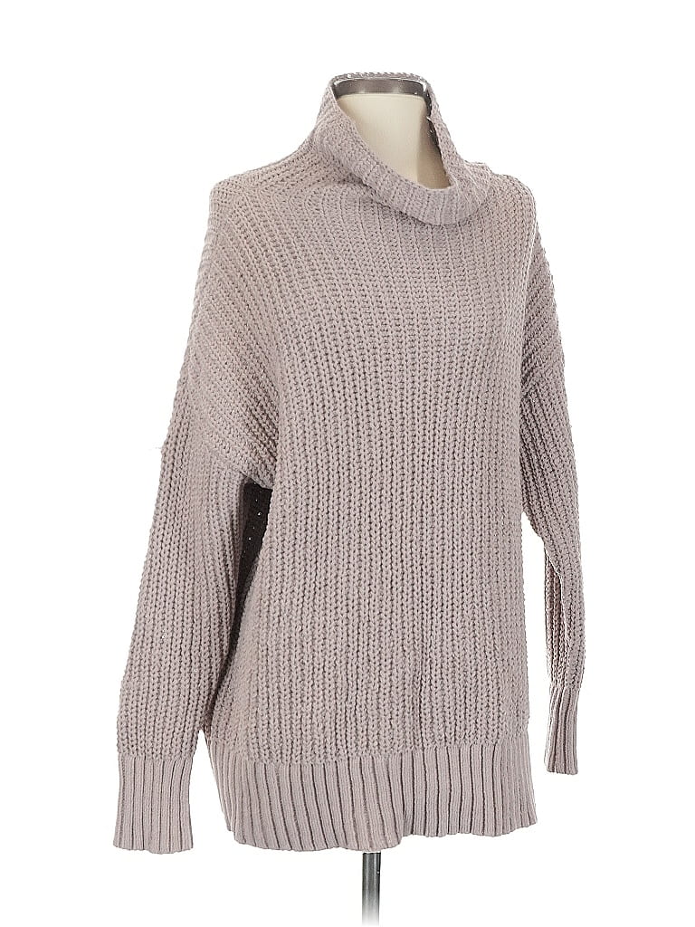 AERIE Pre-owned Turtleneck Sweater In Pink