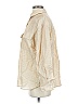 Future Collective Ivory Long Sleeve Button-Down Shirt Size S - photo 5