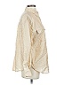 Future Collective Ivory Long Sleeve Button-Down Shirt Size S - photo 4