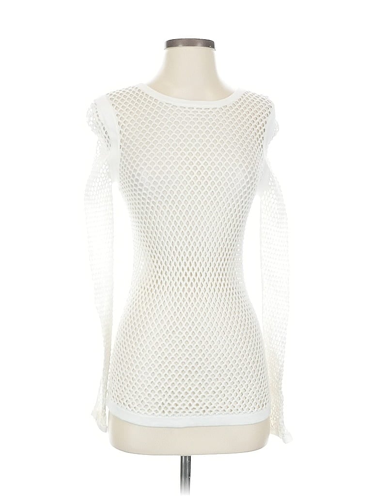 Pre-owned Helmut Lang Cardigan Sweater In White