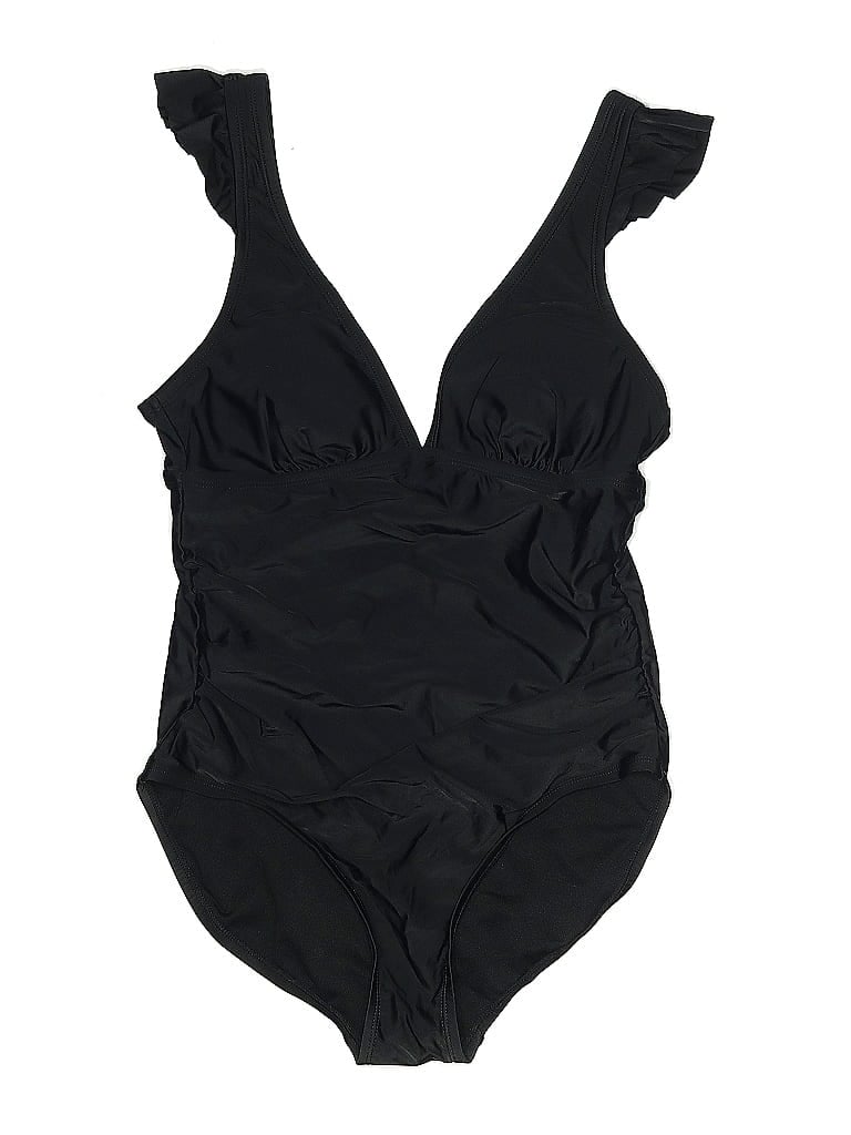 Pre-owned Kona Sol One Piece Swimsuit In Black