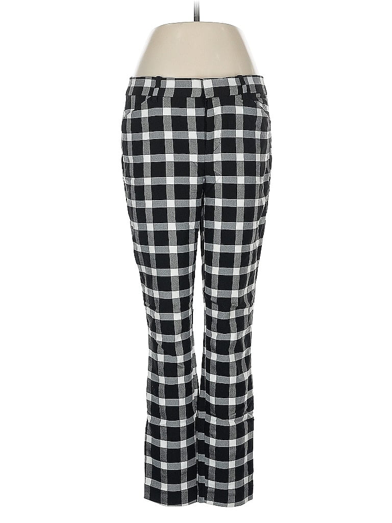 Gap Checkered-gingham Black Casual Pants Size 6 - photo 1
