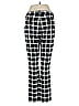 Gap Checkered-gingham Black Casual Pants Size 6 - photo 2