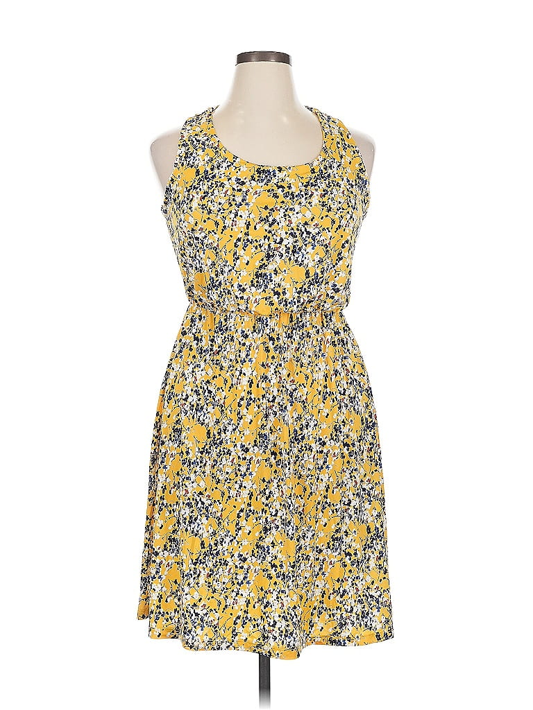 Pre-owned Kaileigh Casual Dress In Yellow