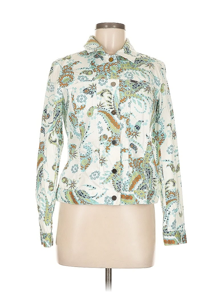 Pre-owned Doncaster Collection Long Sleeve Blouse In White