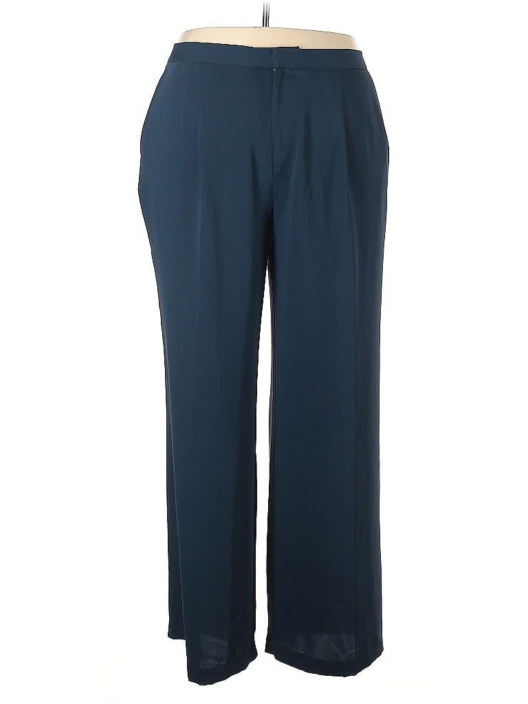 Pre-owned Something Navy Casual Pants In Blue