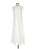 Chico's 100% Polyester White Casual Dress Size Sm (0.5) - photo 1