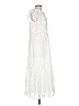 Chico's 100% Polyester White Casual Dress Size Sm (0.5) - photo 3