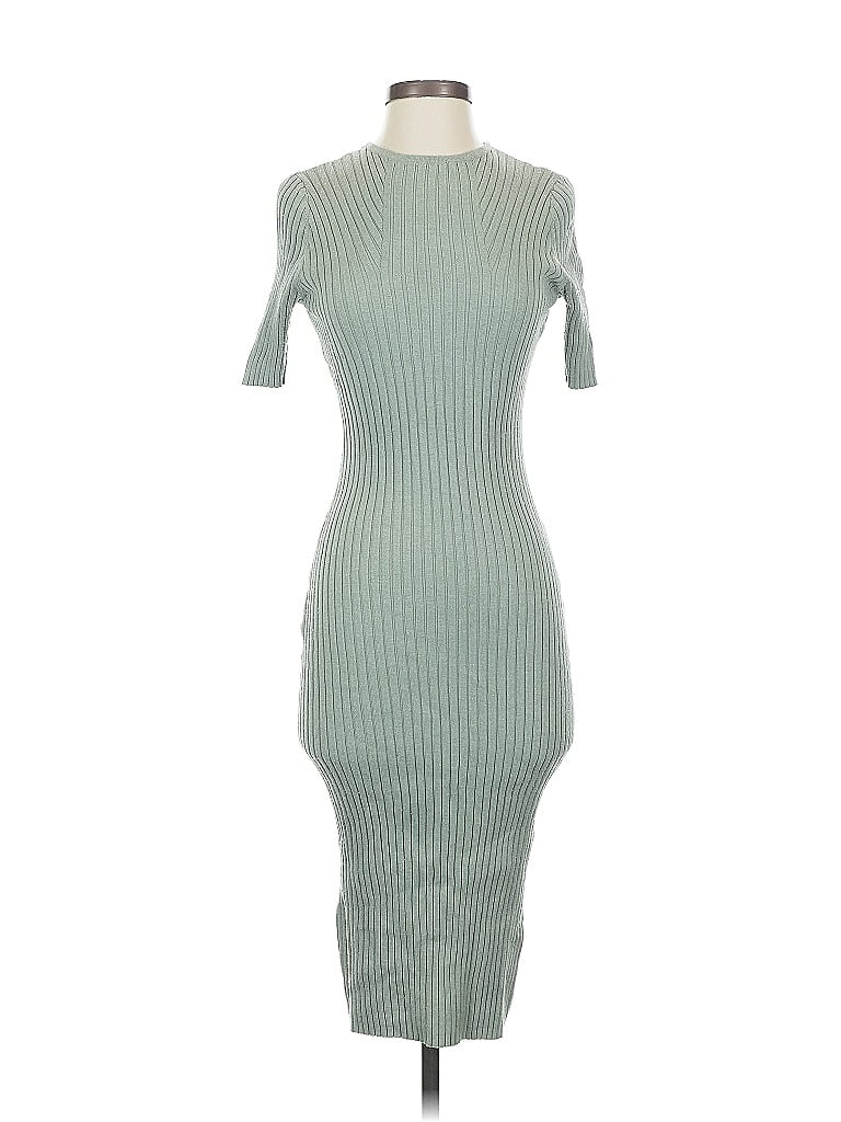 Pre-owned H&m Casual Dress In Green