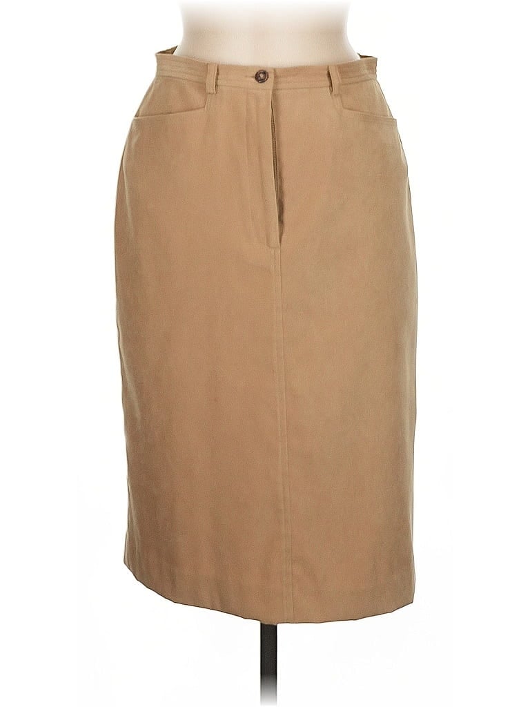 Pre-owned Talbots Formal Skirt In Brown