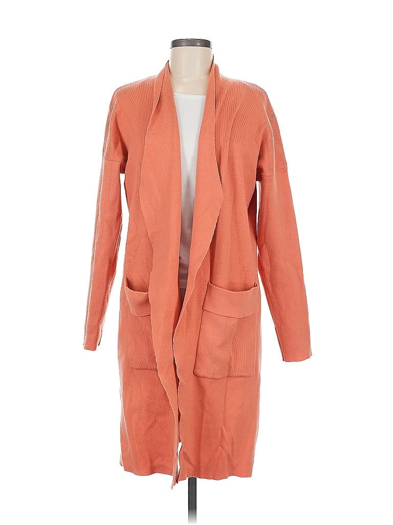 Pre-owned Unbranded Cardigan Sweater In Orange