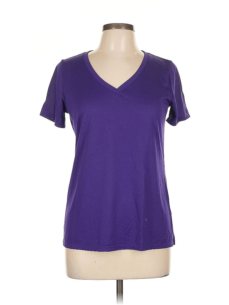 Pre-owned Nike Active T-shirt In Purple