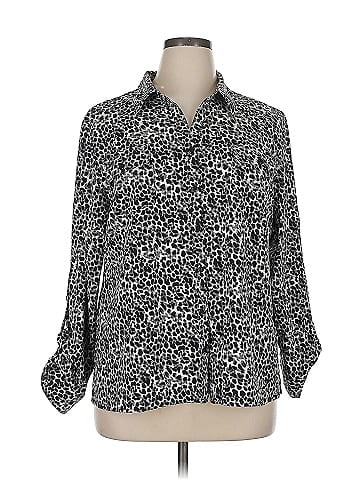 Notations Long Sleeve Blouse (view 1)