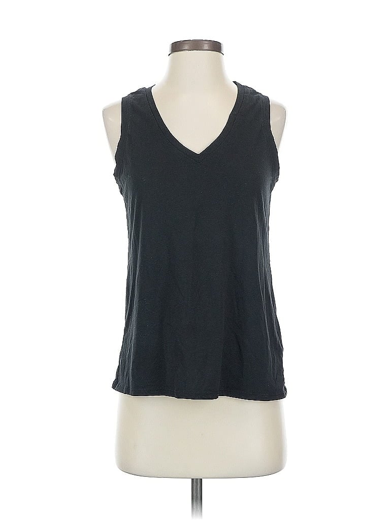 Pre-owned J.crew Factory Store Sleeveless T-shirt In Black