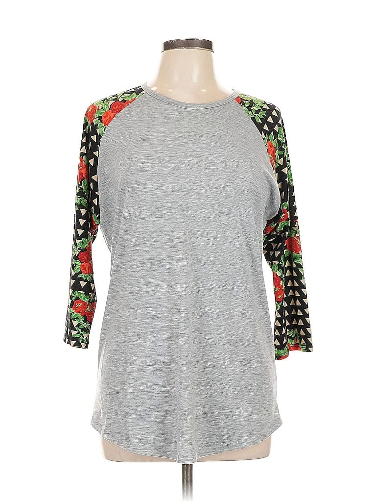 LULAROE Pre-owned Long Sleeve T-shirt In Gray