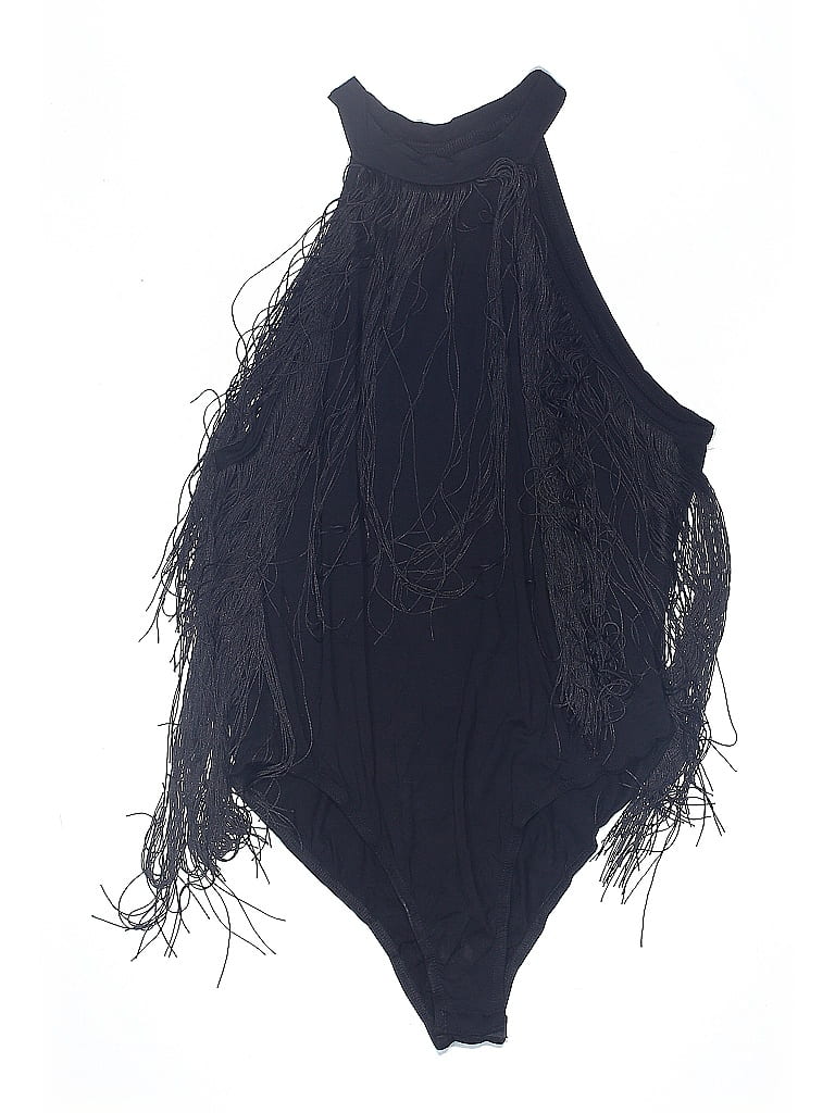 Pre-owned Unbranded Bodysuit In Black