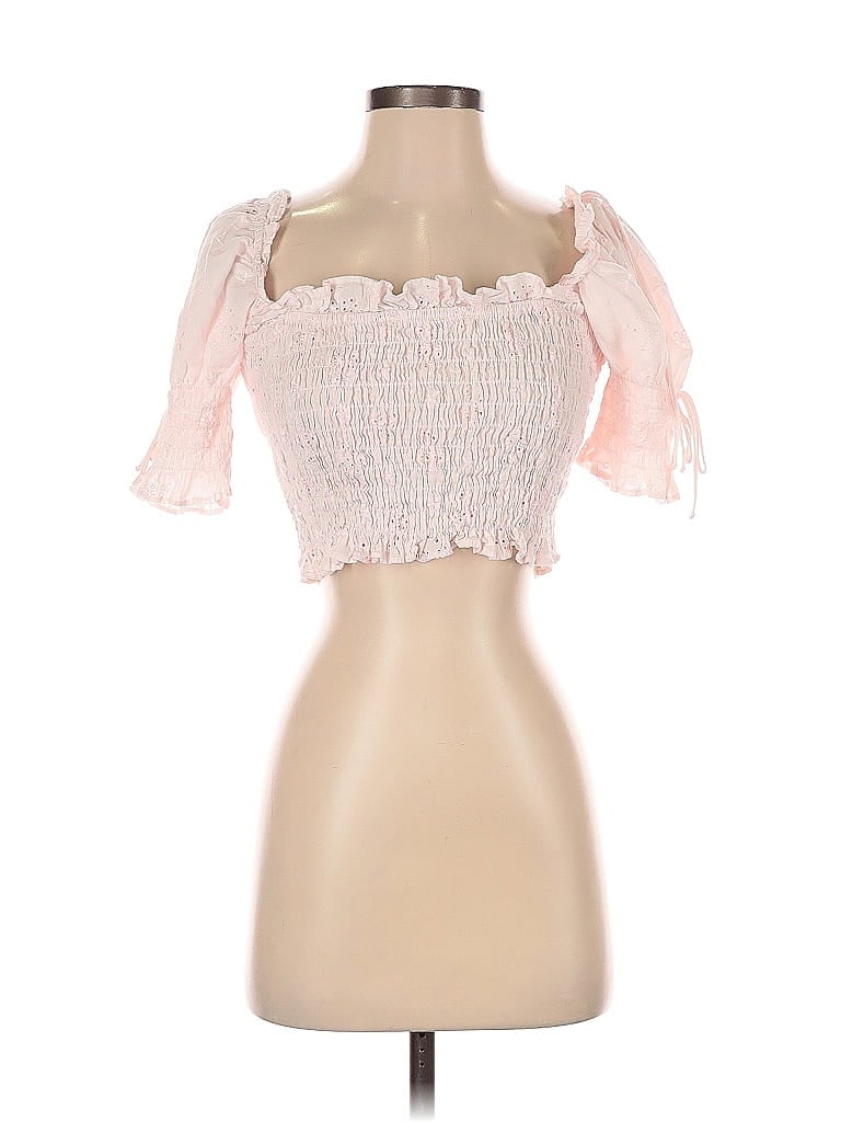 Pre-owned Isalis Sleeveless Blouse In Pink