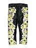 Justice Floral Black Track Pants Size 10 - photo 2