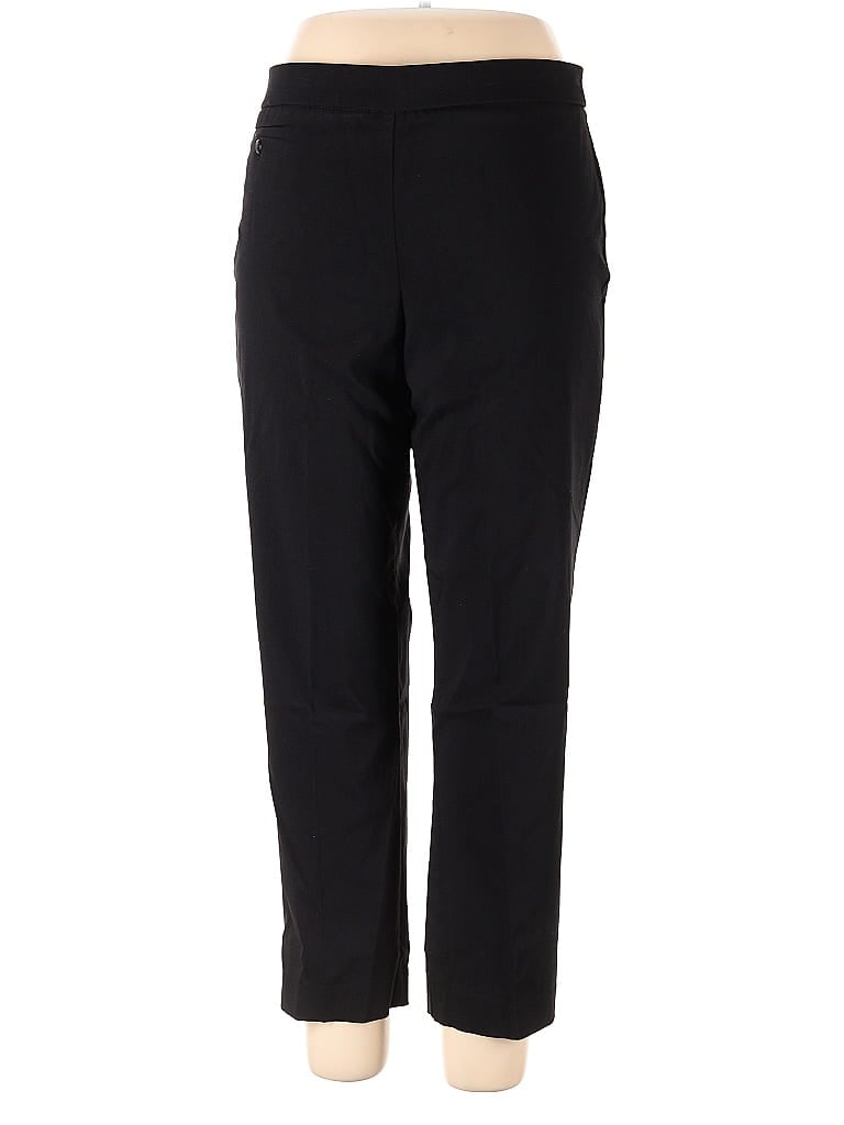 Pre-owned Sag Harbor Casual Pants In Black