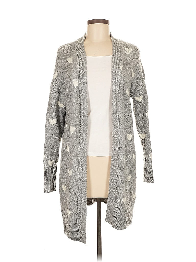 Pre-owned Unbranded Cardigan Sweater In Gray