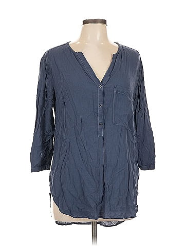 Cloth & Stone 3/4 Sleeve Button-Down Shirt (view 1)