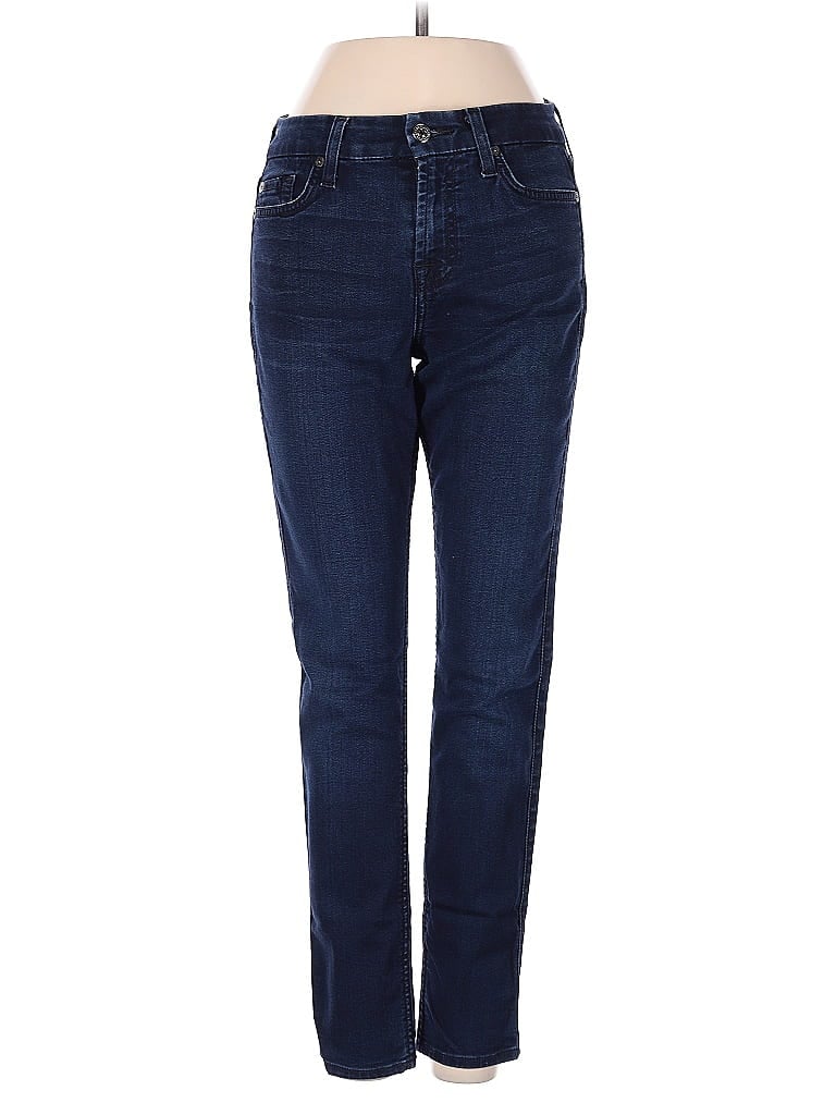 Pre-owned 7 For All Mankind Jeans In Blue