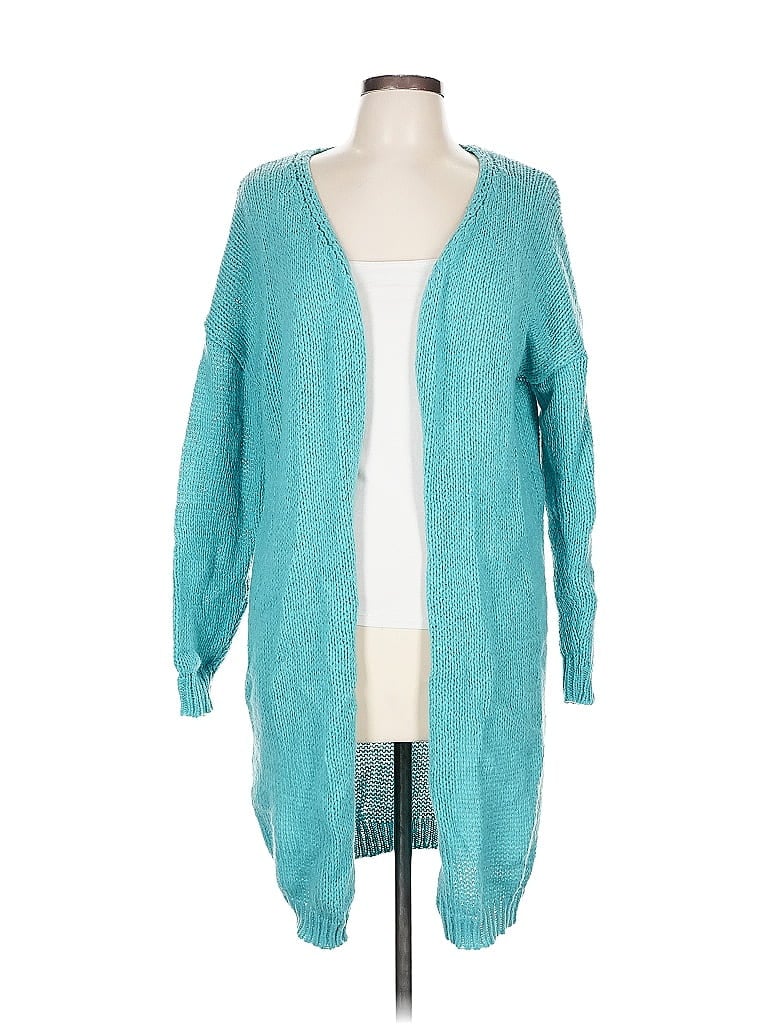 Pre-owned Unbranded Cardigan Sweater In Blue