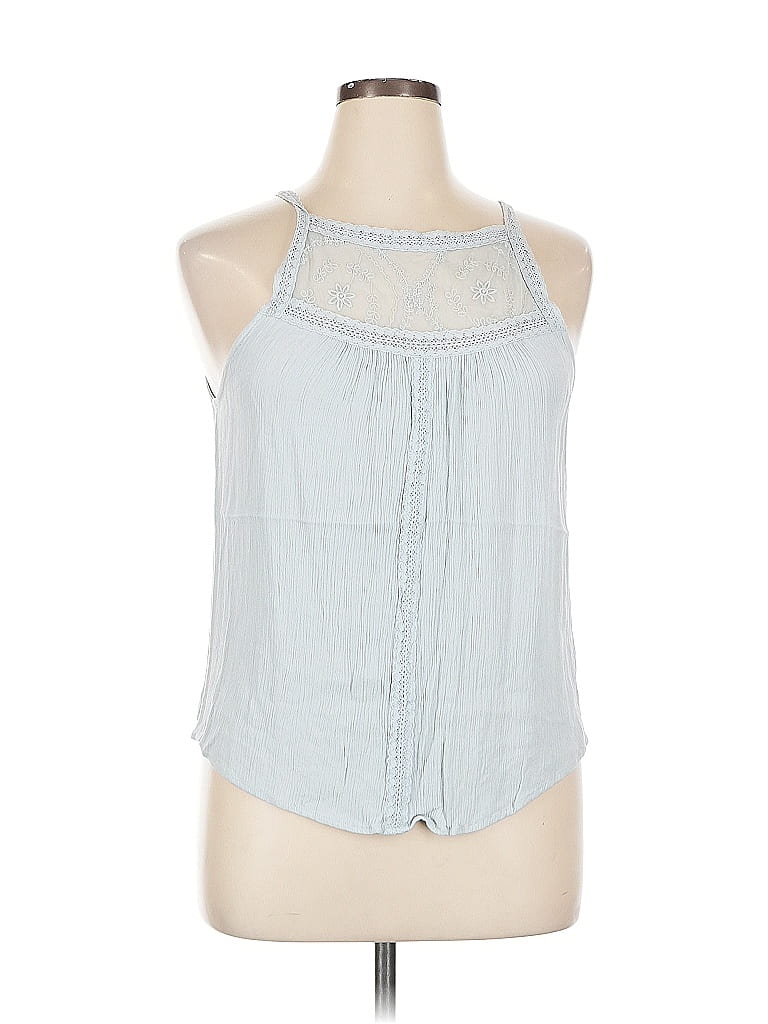 Pre-owned Maurices Sleeveless Blouse In Blue