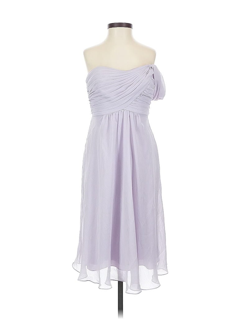 Pre-owned David's Bridal Cocktail Dress In Purple