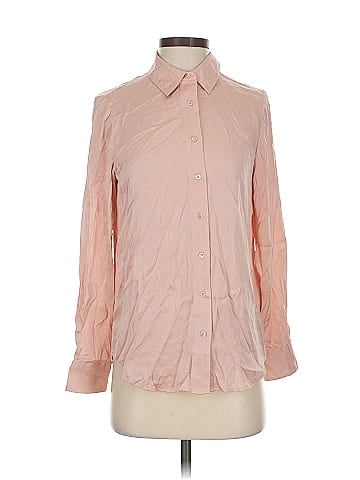 Quince Long Sleeve Silk Top (view 1)