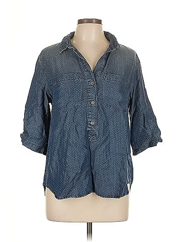 Cloth & Stone 3/4 Sleeve Button-Down Shirt (view 1)