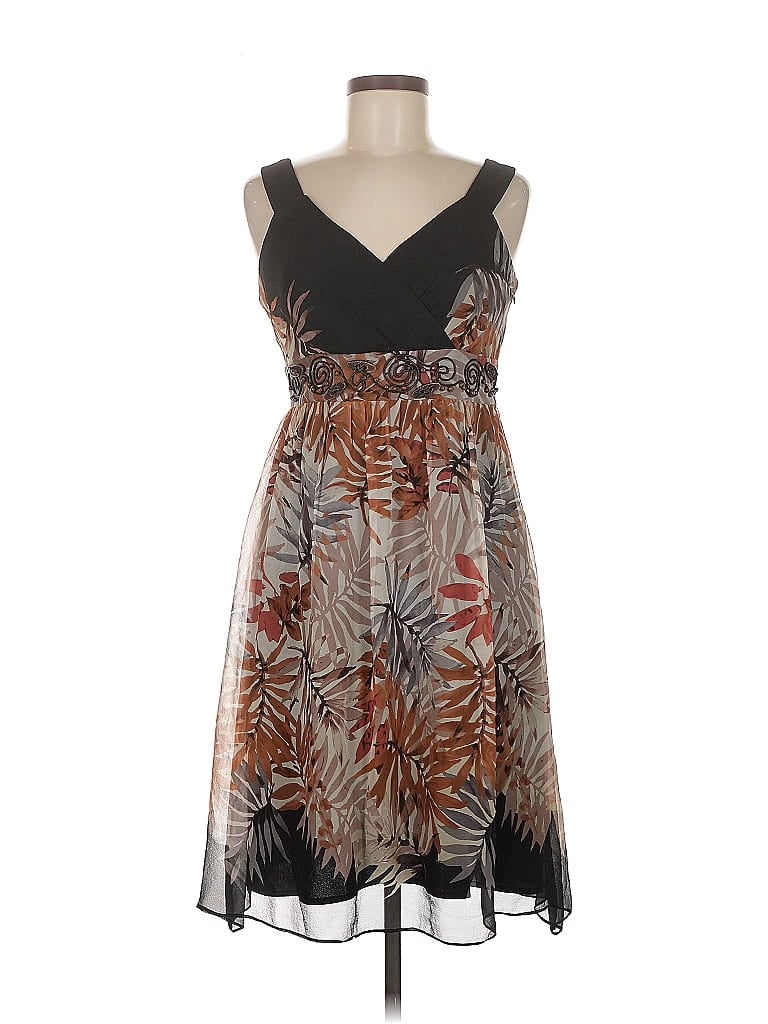 Pre-owned Coldwater Creek Cocktail Dress In Brown